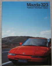 1991 Mazda 323 range Brochure
