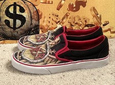 Vans X Slayer Classic Slip-On Metallica Anthrax US 10.5, Wmn 12 Pre-Owned