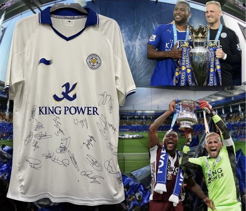 Signed leicester city - city, shirt
