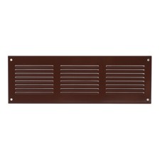 Brown metal air vent grille - metal,