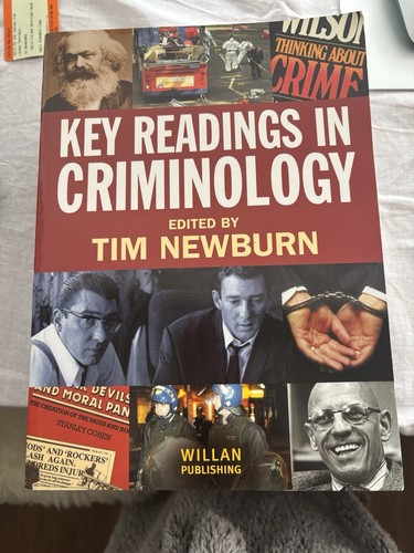 Key readings criminology - in, by