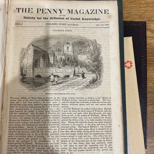 Antique print article 1840 - print,