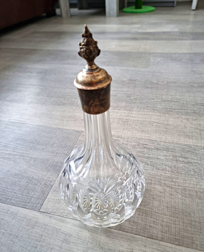 Antique cut glass - antique, decanter