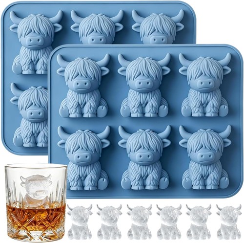 2pcs highland cow ice cube - 2pcs,