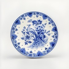 Delft Pottery Blue Peacock