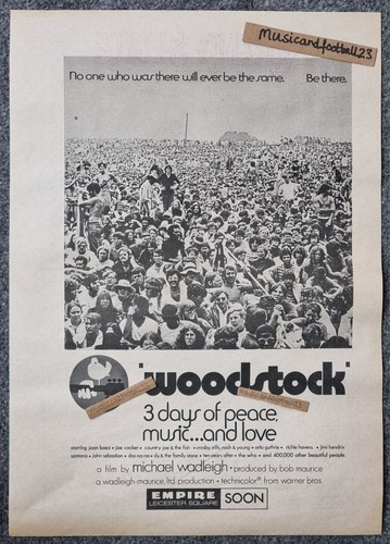 1970 woodstock days peace - 1970,