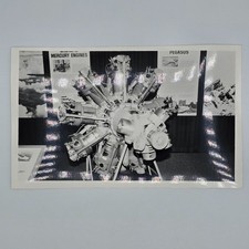 Bristol Pegasus Aircraft Engine Photograph 1982 Industrial Museum Vintage VGC