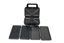 Breville 3 In 1 Sandwich Waffle And Panini Maker Snack Cut & Seal - Boxed