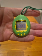 Tamagotchi 1996 1997 Original Bandai Virtual Pet Green ENGLISH Language