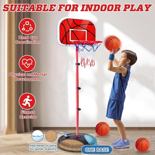 Kids basketball hoop and - kids,
