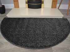 Dark grey black charcoal half - black,