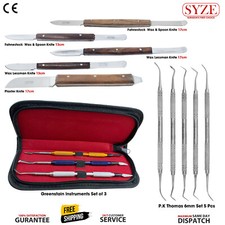 Dental Greenstein Wax Carving Modelling Spatula Mixing P.K Thomas Lab Instrument