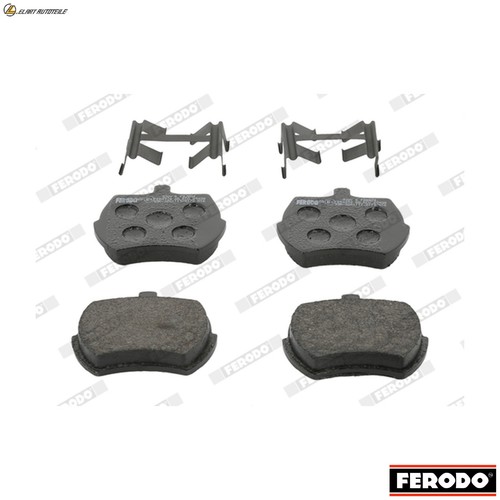 Brake pad set disc - set,