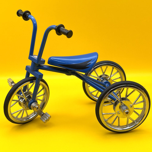 Blue miniature tricycle - blue,
