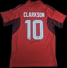 Leighton Clarkson Hand Signed Aberdeen Fc 25/26 Home Shirt Autograph COA PROOF 