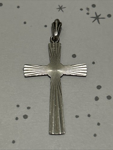 Sterling silver crucifix - sterling,