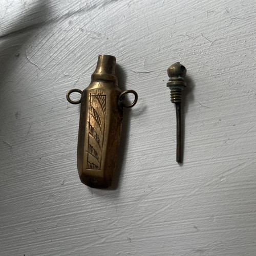 Vintage high engraved brass - 2,