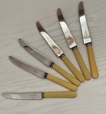 Vintage Set 6 x Faux Bone