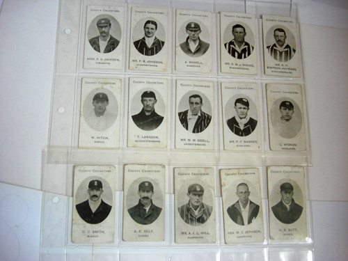 Taddy cigarette card county - taddy, -county