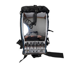 Boblbee Backpack Chrome Hardshell Peoples Delite Shiny Motorcycle Commuter 🔥