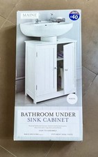 MAINE Bathroom Unit Under Sink  Basin Cabinet B&M