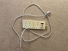 A 3 metre White 13amp, 8 Socket Extension Lead by Powerfix