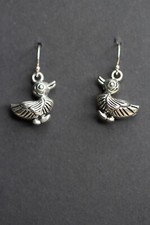Duck Charm Earrings .925