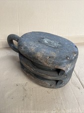 ANTIQUE Large WOOD MARITIME