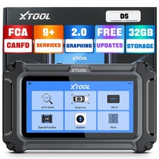 USED XTOOL D5 Code Read OBD2 Scanner Engine ABS SRS Transmission Diagnostic Tool