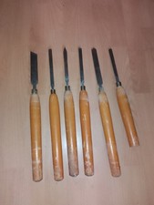 6 Robert SorbyWood turning 1/2"- 1" Gouge Scraper Chisel Tool Joblot Sheffield 