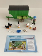 Playmobil 70138 Country Mobile Chicken House & Chickens - Complete Set