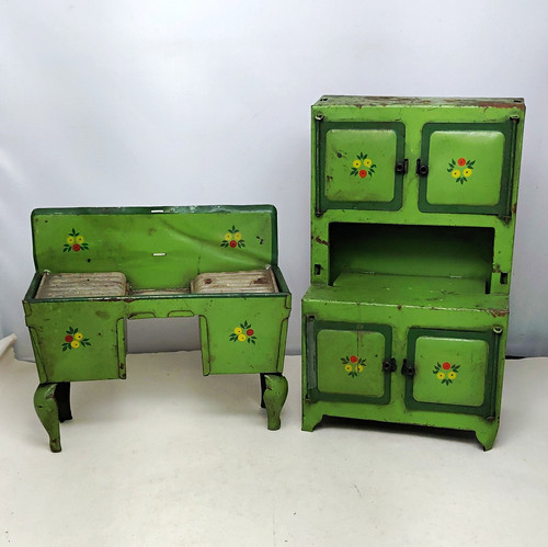 Vintage 1930 metal - metal, dollhouse