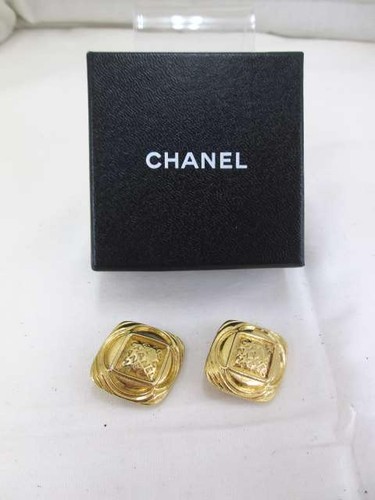 Chanel earrings gold - gold,