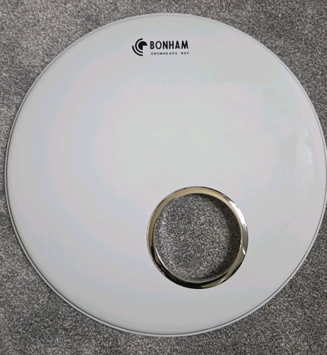 Coated white bass drum - white,