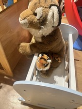 Wooden Baby Doll Rocking Crib