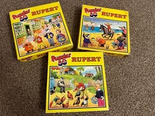 3x Vintage Rupert  Bear