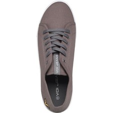 Mens Boys White Grey New Voi Jeans Canvas Trainers Pumps Casual Formal UK 6 -12