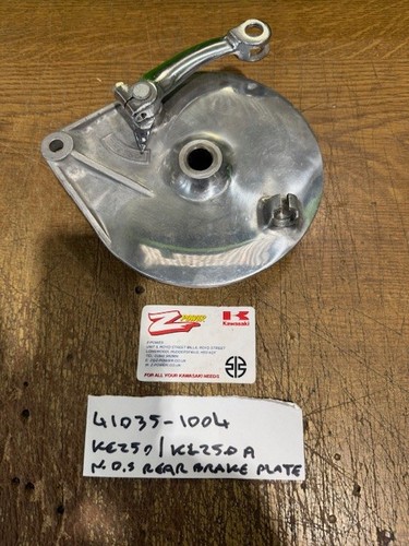 Kawasaki rear brake plate - kawasaki,