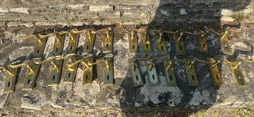 Antique brass door - , handles