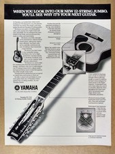1978 Yamaha FG-512 12-String Jumbo Guitar vintage print Ad