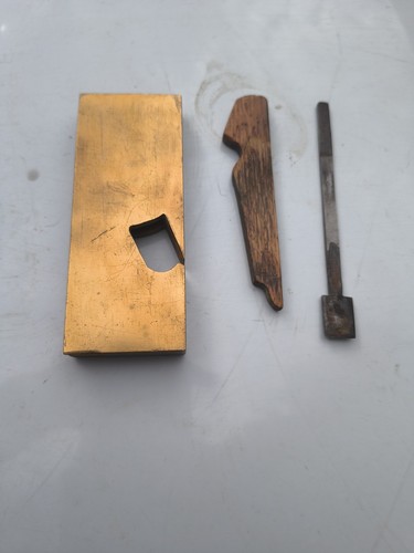 Vintage shop made brass - vintage,