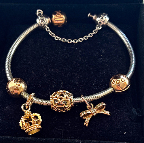 Pandora silver snake - silver,