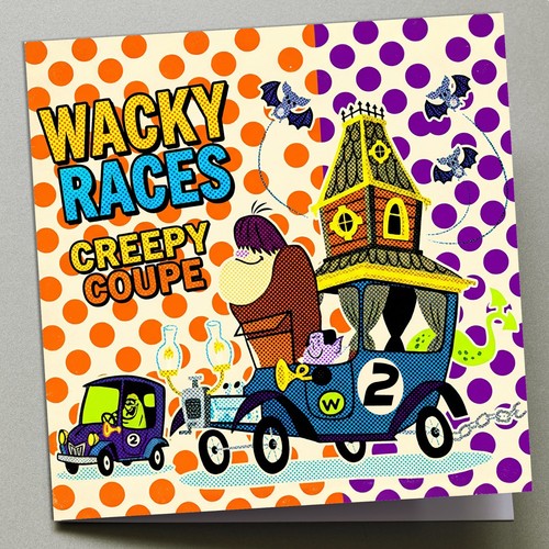 Birthday card wacky races - birthday,