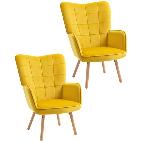 Homcom modern accent chair - accent,