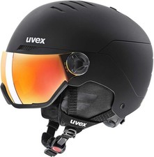 Visor Ski Helmet Black Matte M