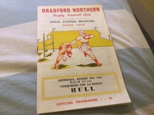 Bradford northern hull 1959 - bradford, v