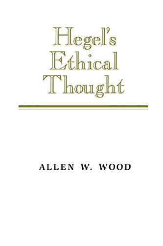 Hegel ethical thought - hegel's,