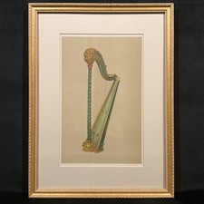 Vintage Ca.1921 Framed Colored