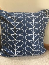 Orla Kiely  Doublesided  linear Stem Whale Navy Cushion Cover 18"x18" (45 x45cm)