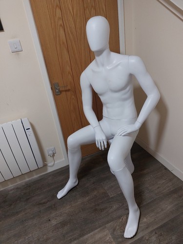 Seated full male - full, white